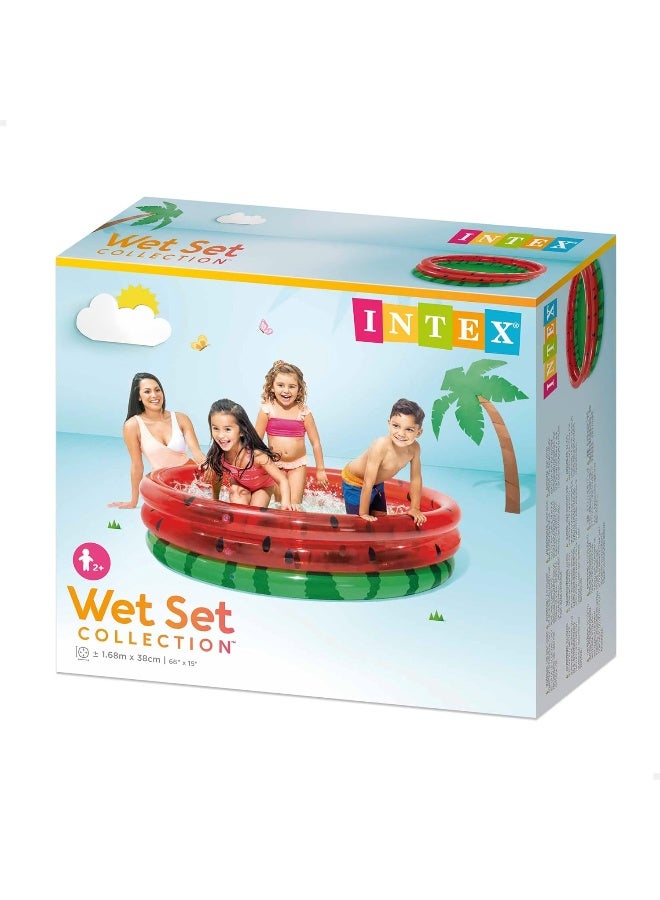 INTEX WATER MELON POOL 1.68x38CM. [AGE 2+] 168x38cm - Image 4