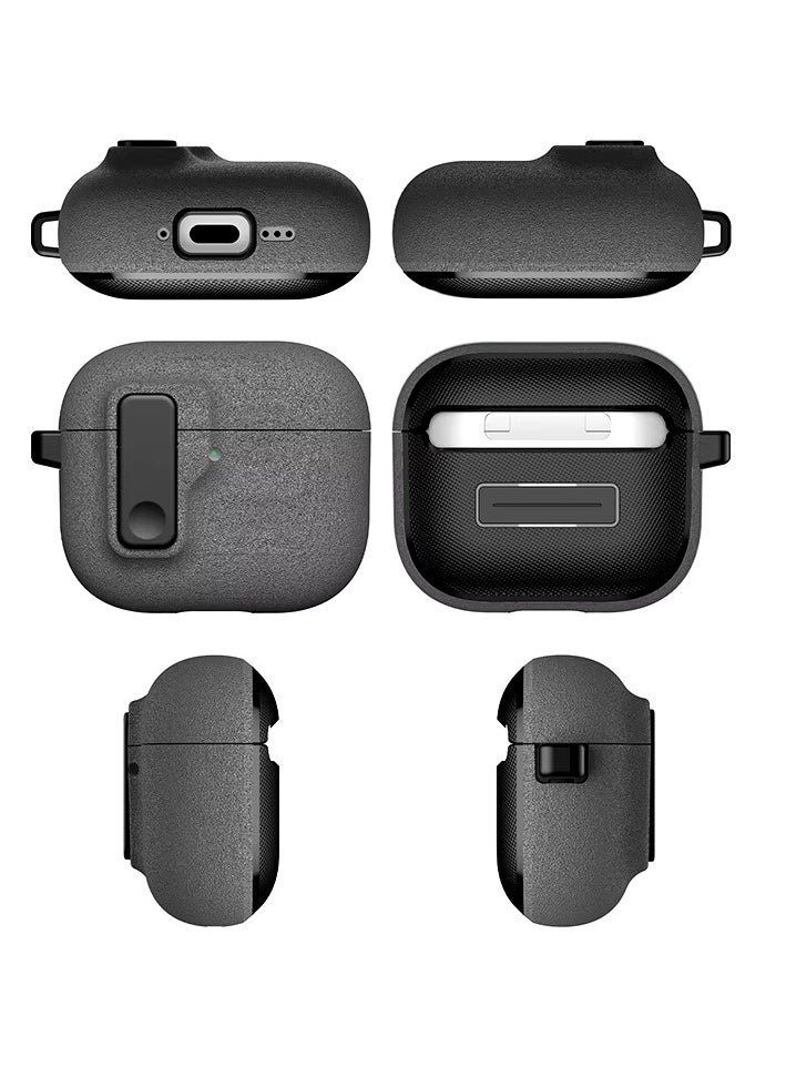 AirPods 4 Cover Case Automatic Pop-Up AirPods 4 Case (2024) with Secure Lock Clip | Shockproof, Waterproof, Full-Body Protective Hard PC Cover | All-Around Protection, Wireless Charging Compatible - pzsku/Z5C4A3408659E45E502B8Z/45/_/1729523627/7e8546fc-7fa8-4d4a-94bc-27b2fc65f9e4