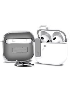 MOCOM AirPods 4 Cover Case Automatic Pop-Up AirPods 4 Case (2024) with Secure Lock Clip | Shockproof, Waterproof, Full-Body Protective Hard PC Cover | All-Around Protection, Wireless Charging Compatible  - Image 1