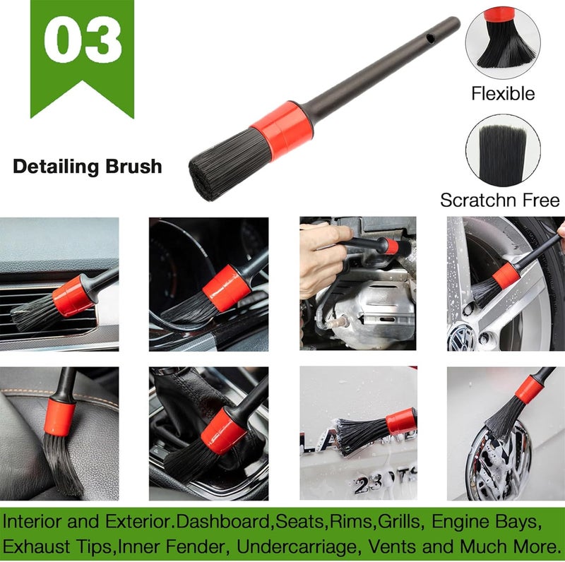 GreatCool 2 in 1 Chenille Microfiber Car Wash Mop Mitt with 44.5" Aluminum Alloy Long Handle,Brush Duster Not Hurt Paint Scratch Free Cleaning Tool Dust Collector Supplies for Washing Car,Truck, RV - Image 5
