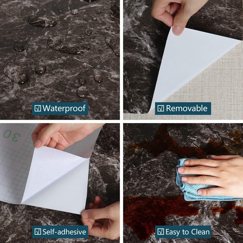 BPA Vinyl Peel and Stick Marble Contact Paper - Image 3
