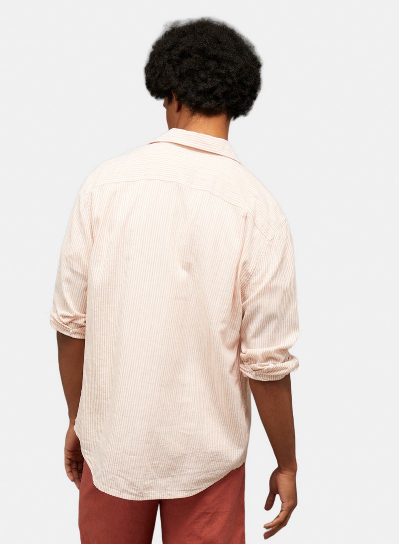 American Eagle AE Everyday Button-Up Linen Shirt - Image 4
