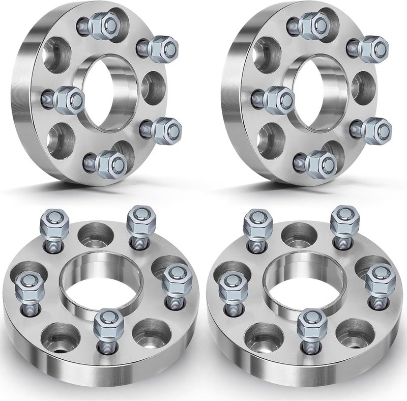 ECCPP 4x 5 Lug Hubcentric Wheel Spacer Adapters 25mm 5x114.3mm - Image 1