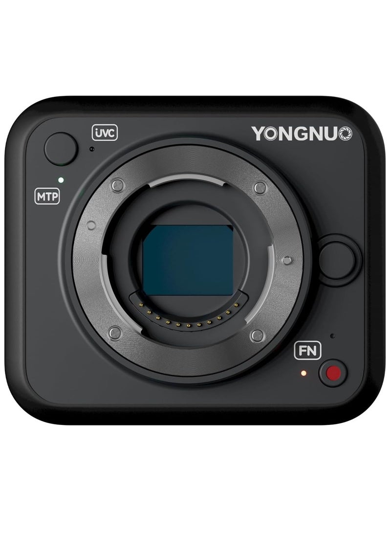 YONGNUO - YONGNUO YN433 4K Digital USB Camera, for Indoor Live Streaming, Mirrorless Micro Four Thirds MFT Lens System, 4K for Panasonic LUMIX Professional Camera Lens - Image 1