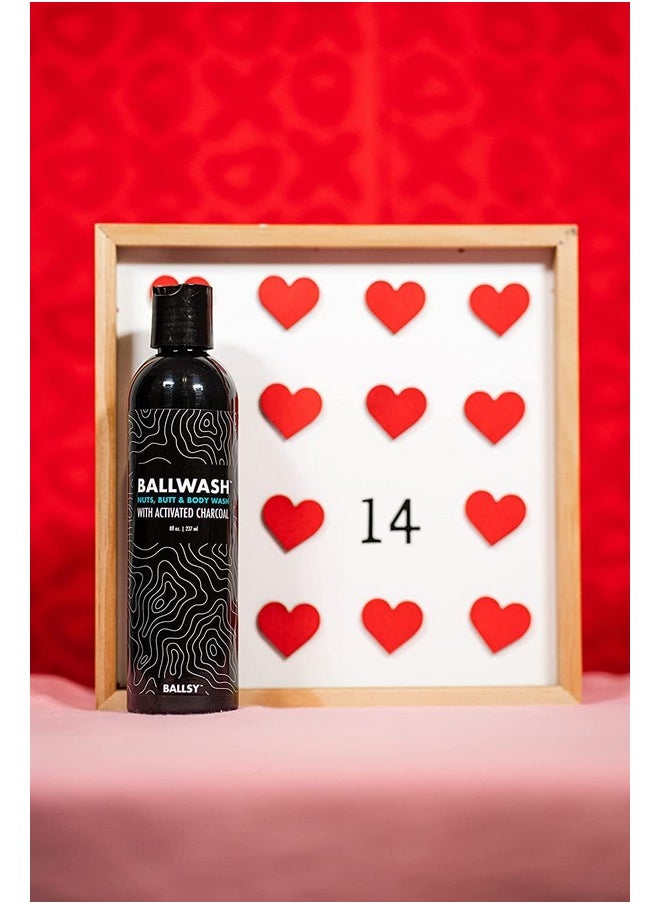 Ballsy - Nuts About You Sack Pack Men'S Fresh Kit Gift For Valentine'S Day Includes Ballwash Sack Spray And Nutrub Ocean & Air - Image 1