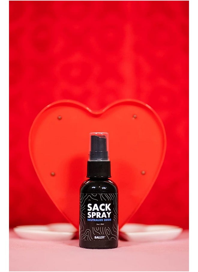 Ballsy - Nuts About You Sack Pack Men'S Fresh Kit Gift For Valentine'S Day Includes Ballwash Sack Spray And Nutrub Ocean & Air - Image 1