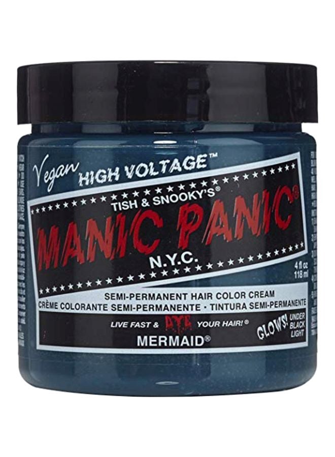Manic Panic High Voltage Semi-Permanent Hair Color Cream Mermaid Blue