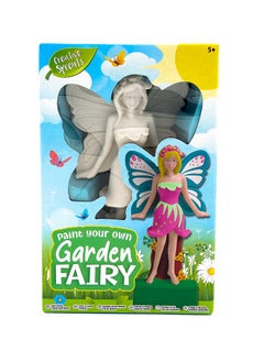 RMS Paint Your Own Garden Fairy - Diy Craft Kit For Kids And Adults Includes Fairy, Paint, And Brush Enchanting Garden Decoration  - Image 2