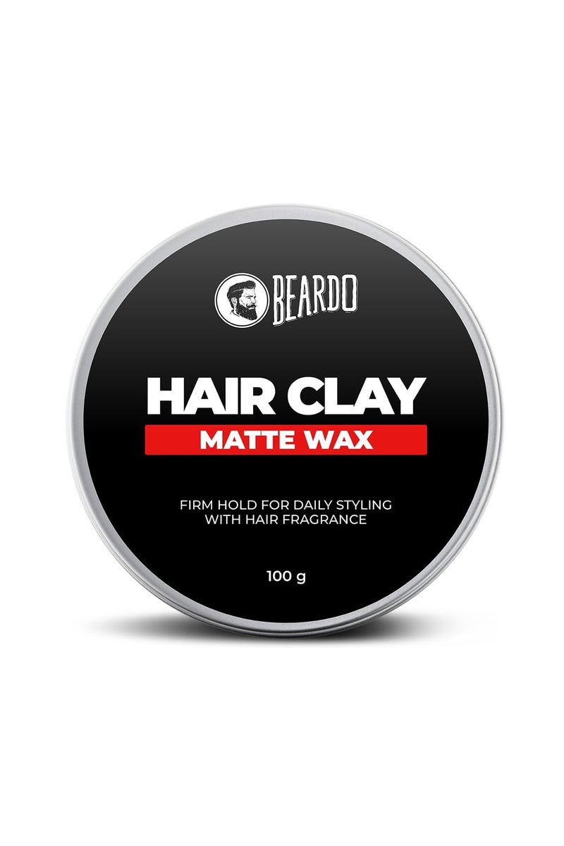 بيردو شمع بيردو الطيني للشعر للرجال، ١٠٠ غرام | طين شعر للرجال | شمع تصفيف الشعر | مُكثِّف للشعر | تثبيت قوي | قابل لإعادة التصفيف | لمسة نهائية غير لامعة | سهل الغسل | طين مُقوِّي للشعر للرجال - Image 1