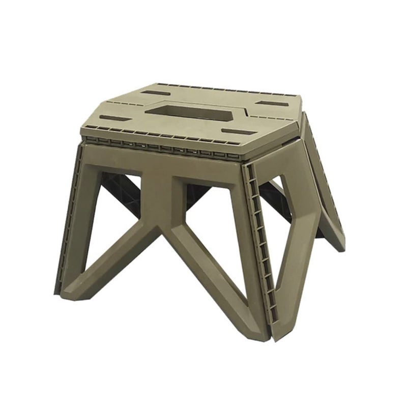 Lightweight Portable Camping Stool Square Seat for Outdoor Hiking Fishing Picnic Garden - Image 2