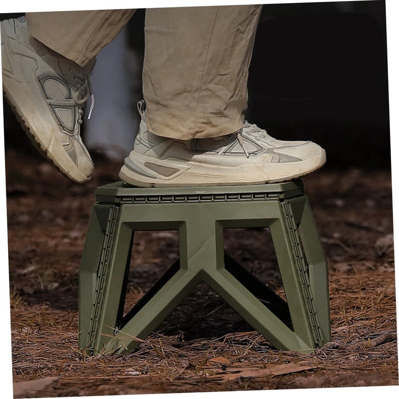 Lightweight Portable Camping Stool Square Seat for Outdoor Hiking Fishing Picnic Garden - Image 3
