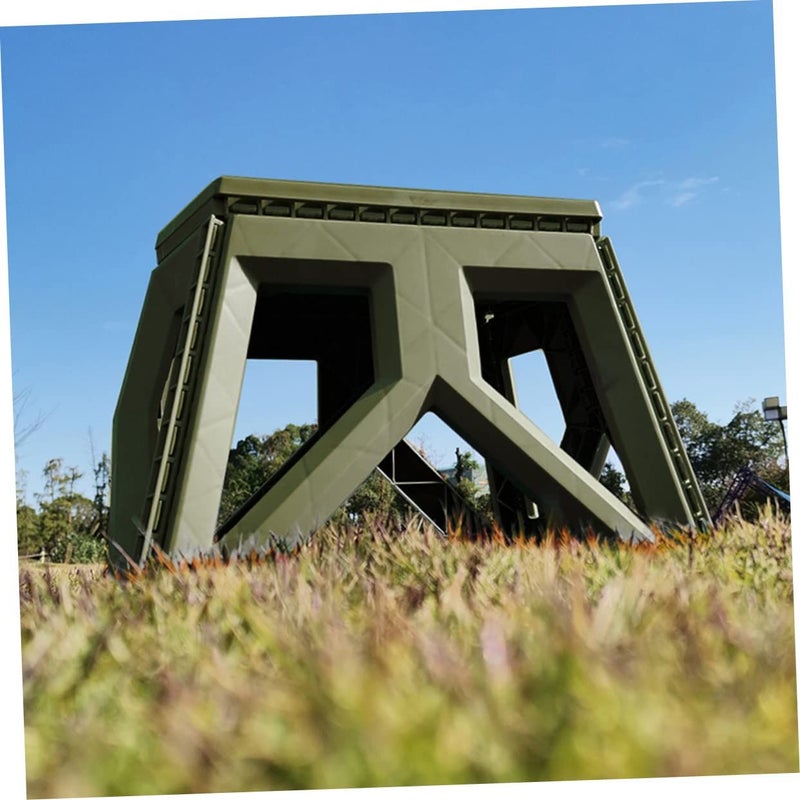 Lightweight Portable Camping Stool Square Seat for Outdoor Hiking Fishing Picnic Garden - Image 5