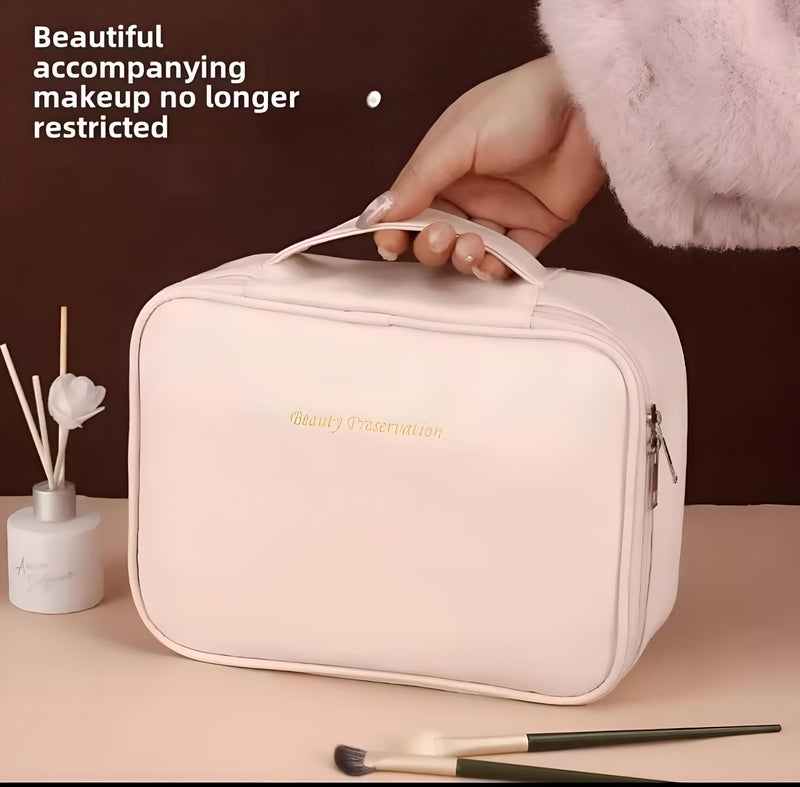 Bag - a built-in organizer for personal care and makeup supplies, shampoos, creams and accessories can easily be able, ideal for trips, gym visits and organized life (color A) - Image 5