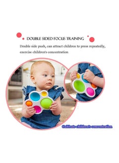 Y&D Baby Sensory Toys, Dimple Toys for Toddlers, Simple Fidget Silicone Flipping Board Early Development Color Kids Form 1-3 Years Old  - Image 4