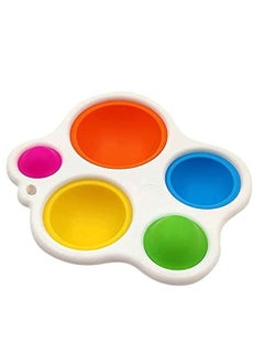 Y&D Baby Sensory Toys, Dimple Toys for Toddlers, Simple Fidget Silicone Flipping Board Early Development Color Kids Form 1-3 Years Old  - Image 1