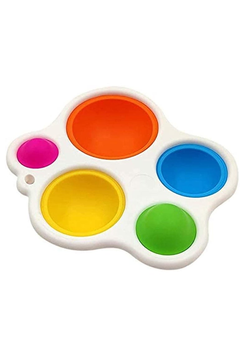 Y&D Baby Sensory Toys, Dimple Toys for Toddlers, Simple Fidget Silicone Flipping Board Early Development Color Kids Form 1-3 Years Old  - Image 1