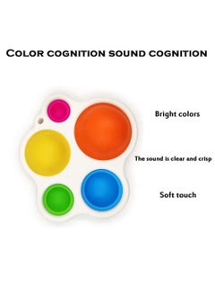 Y&D Baby Sensory Toys, Dimple Toys for Toddlers, Simple Fidget Silicone Flipping Board Early Development Color Kids Form 1-3 Years Old  - Image 3
