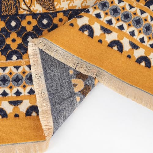 EXTREE Scarfs for Women Pashmina Silky Shawl Wrap for Evening Dressing Blanket Open Front Poncho Cape - Image 3