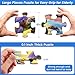 WSCXSC 36 Large Piece Puzzles for Seniors 6 PackDementia Puzzles Turtle Dog Bird Mushroom Beach Lake Jigsaw Puzzle Dementia Alzheimers Products and Activities for Seniors Elderly Adult - Image 4