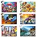 WSCXSC 36 Large Piece Puzzles for Seniors 6 PackDementia Puzzles Turtle Dog Bird Mushroom Beach Lake Jigsaw Puzzle Dementia Alzheimers Products and Activities for Seniors Elderly Adult - Image 2
