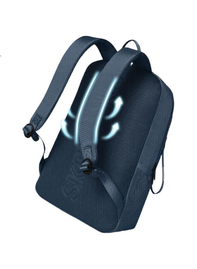 SKECHERS حقيبة ظهر لابتوب بسعة كبيرة للطلاب الجامعيين، حقيبة مزدوجة الكتف L320U196 - Image 1