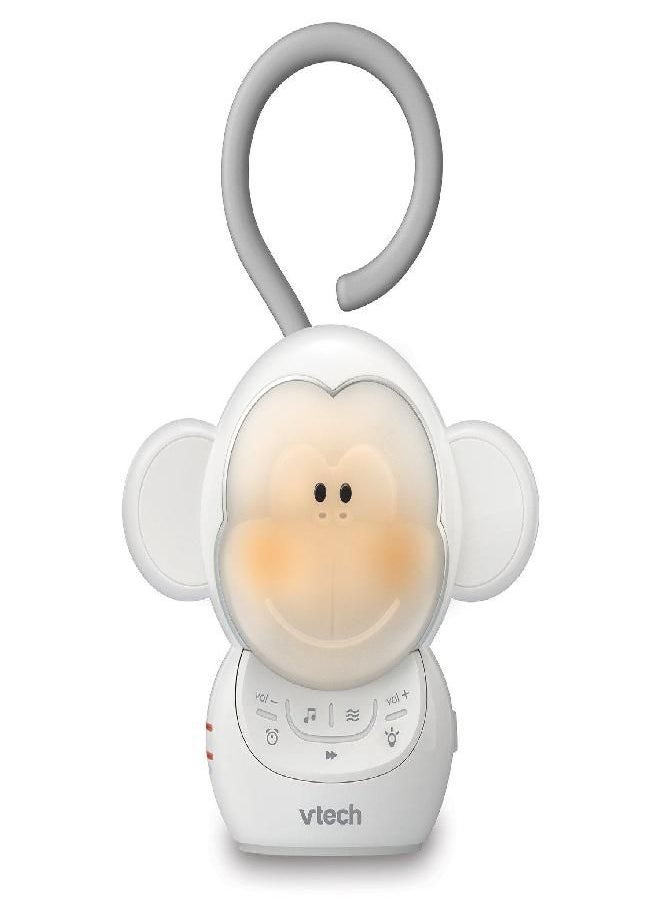 VTech BC8211 Myla The Monkey Baby Sleep Soother with a White Noise Sound Machine Featuring 5 Soft Ambient Sounds, 5 Calming Melodies & Soft-Glow Night Light, 1 Count (Pack of 1)