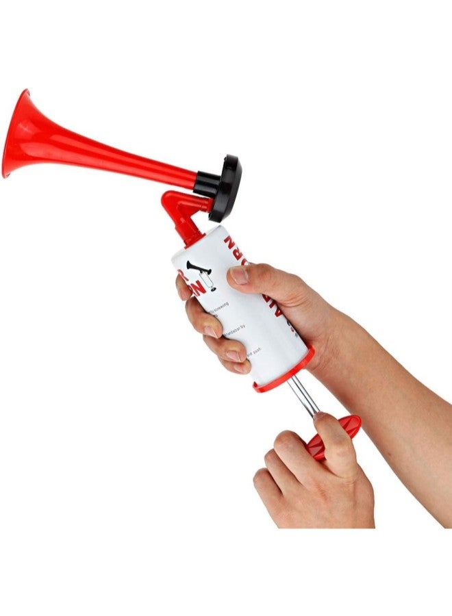 klarako Air Horn , Aluminum ABS Handheld Air Horn Pump Loud Noise Maker Safety Boat Car Sports Events  - Image 2