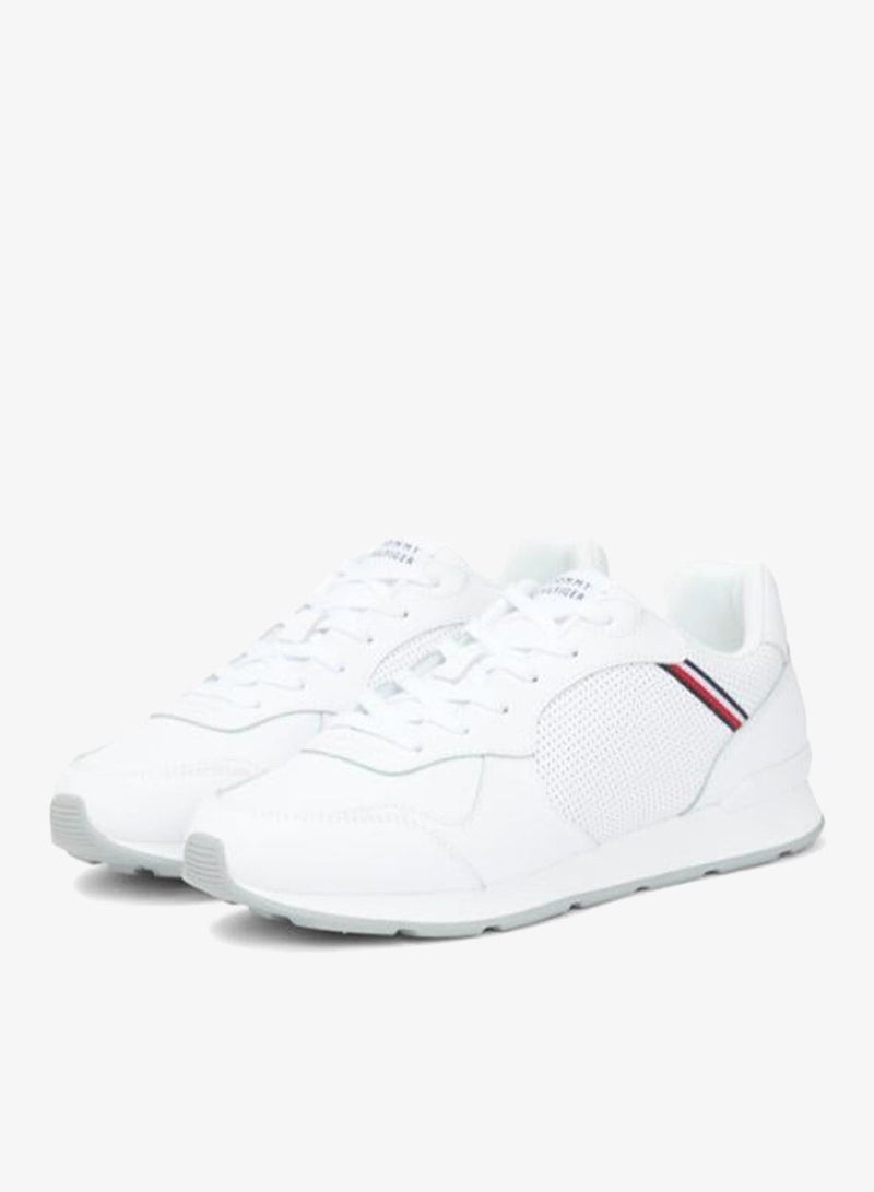 TOMMY HILFIGER Signature Tape Trainers With Leather - Image 4