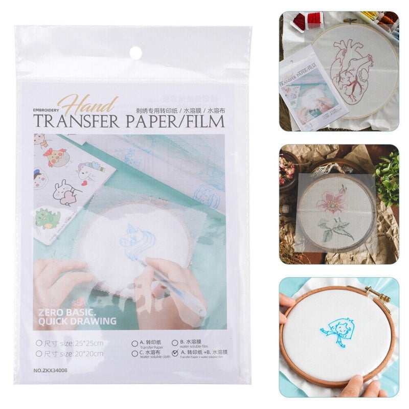 Embroidery Transfer Paper: 4 Packages Easy Transfer - High Transfer Efficiency DIY Embroidery Accessories for Home Crafts and Embroidery Shops - Image 5