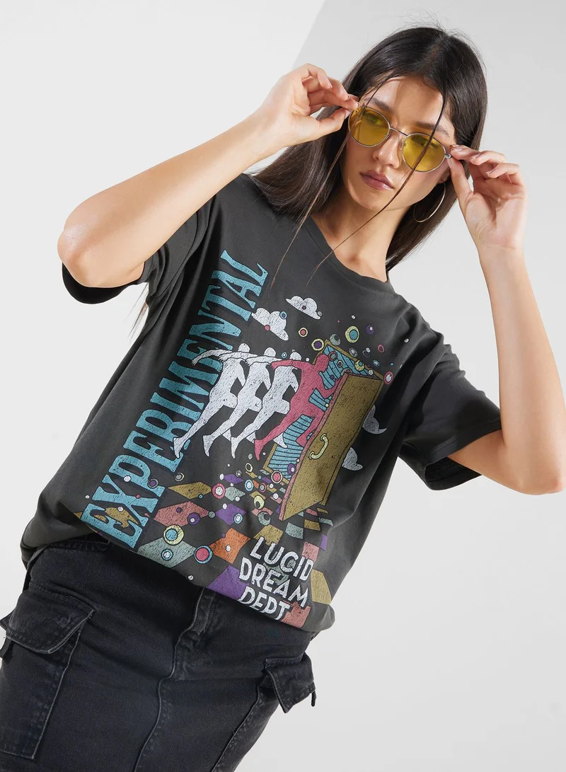 VANS Vivid Dreams Oversized T-Shirt