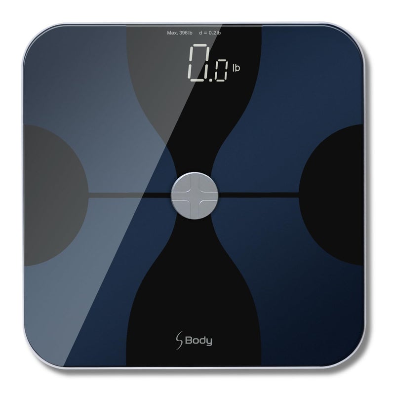 VisionTechShop S Body High Precision Ultra Wide Digital Body Weight Bathroom Scale up to 396lb180kg SuperClear Large LED DisplayStepOn Technology Black - Image 1