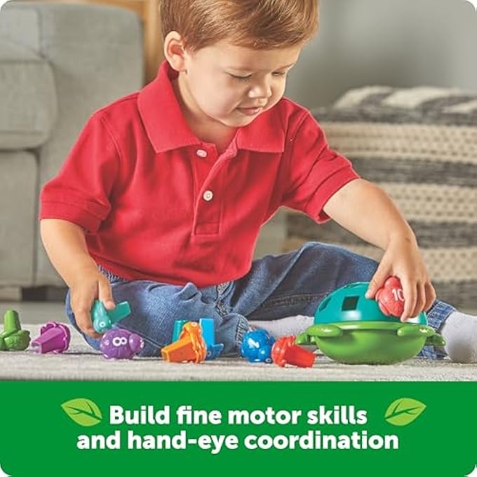 SEYMOUR THE COUNTING SHAPES SEA TURTLE, TODDLER LEARNING ACTIVITIES, SHAPE SORTER, TODDLER TOY, STACKING TOYS, OCCUPATIONAL THERAPY, FINE MOTOR GAMES - Image 3