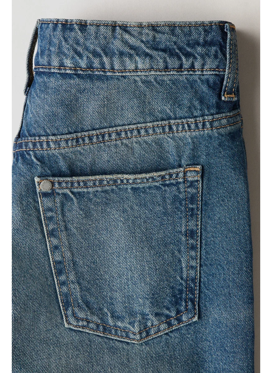 H&M Loose-Fit Denim Shorts