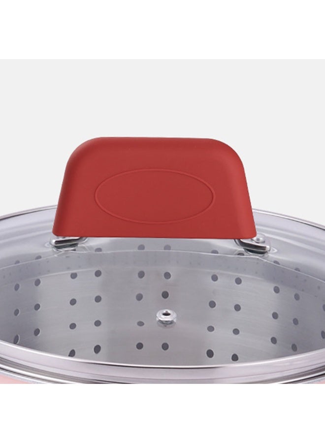 Set of 3, Silicone Non Slip Hot Handle Holder & Hot Mitts & Assist Holder Handle Cover fo Pans and Griddles - Image 5