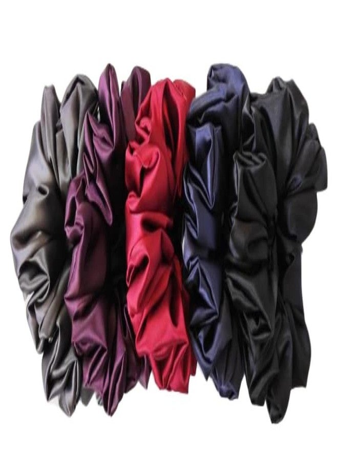 IBDA Dark Fantasy Premium Hair Scrunchies (Pack of 05) Hair Ties, Ponytail Holder, Handmade with Bobble Hair Band, Rubber/Elastic Head Band Accessories - Image 2