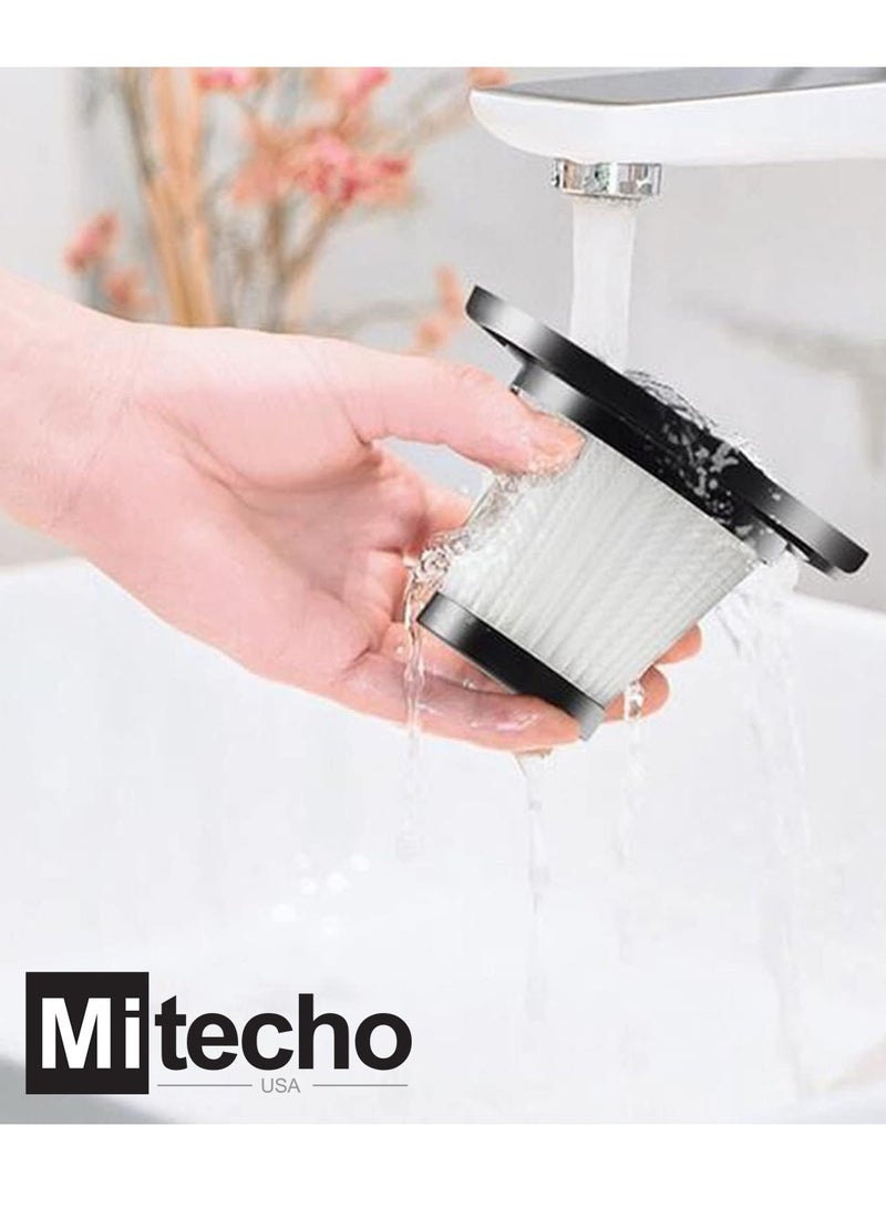 Mi Techo Cordless mini rechargeable handheld vacuum cleaner for Carpet Keyboard Computer desk - Image 3