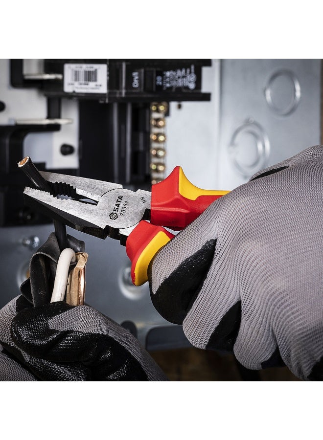 Sata 7 Inch VDE Insulated Linesman Pliers-ST70332ST - Image 2