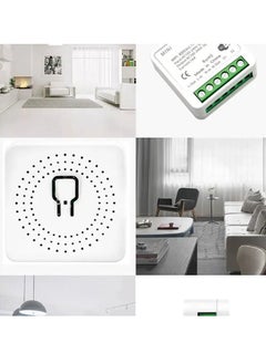 TUYA 16A Mini WIFI Smart Switch, Voice Control DIY Mini Module Remote Control Switch, App Control Two Way Wireless Smart Home Plug Compatible With Alexa Google Home  - Image 4