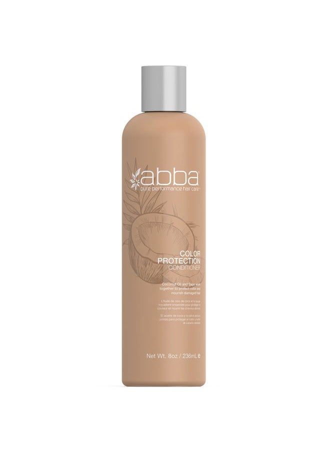ABBA Color Protection Conditioner, Coconut Oil & Sage, 8 Fl Oz (Pack of 1)  - Image 1