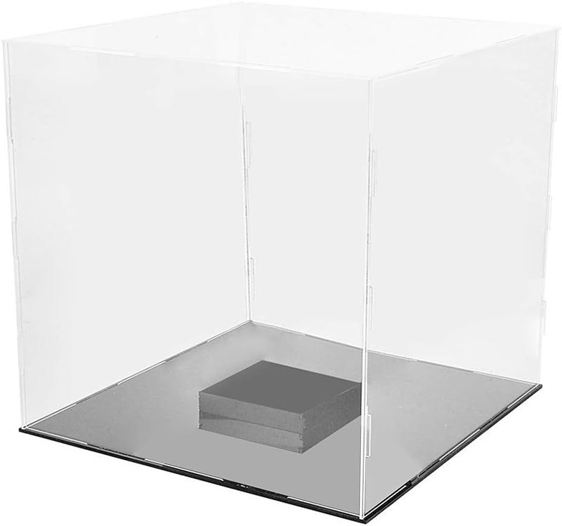 klarako30x30x30cm Clear Case Box Dustproof Cube Perspex for Basketball Display - Image 3