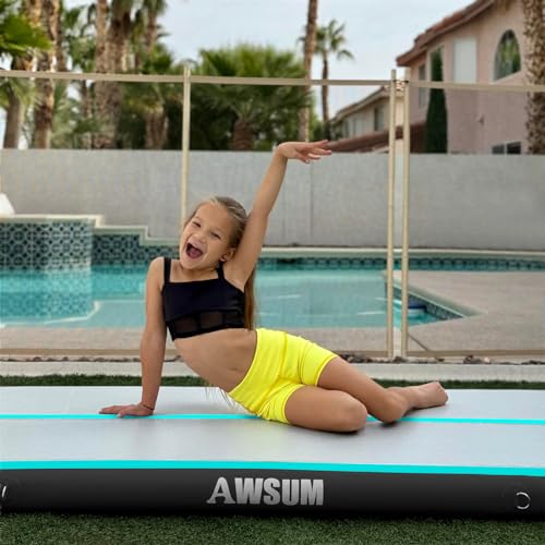 AWSUM 6.6ft Air Gymnastics Mat Inflatable Tumble Track Mats Tumbling mat with Electric Pump for Home/Gym - Image 5