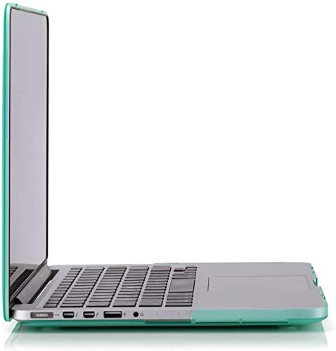 RUBAN Case Compatible with MacBook Pro 13 inch 2015 2014 2013 2012 (A1502 & A1425 Models), Plastic Hard Shell Case & Keyboard Cover for Old Version MacBook Pro Retina 13 Inch, Green - Image 5