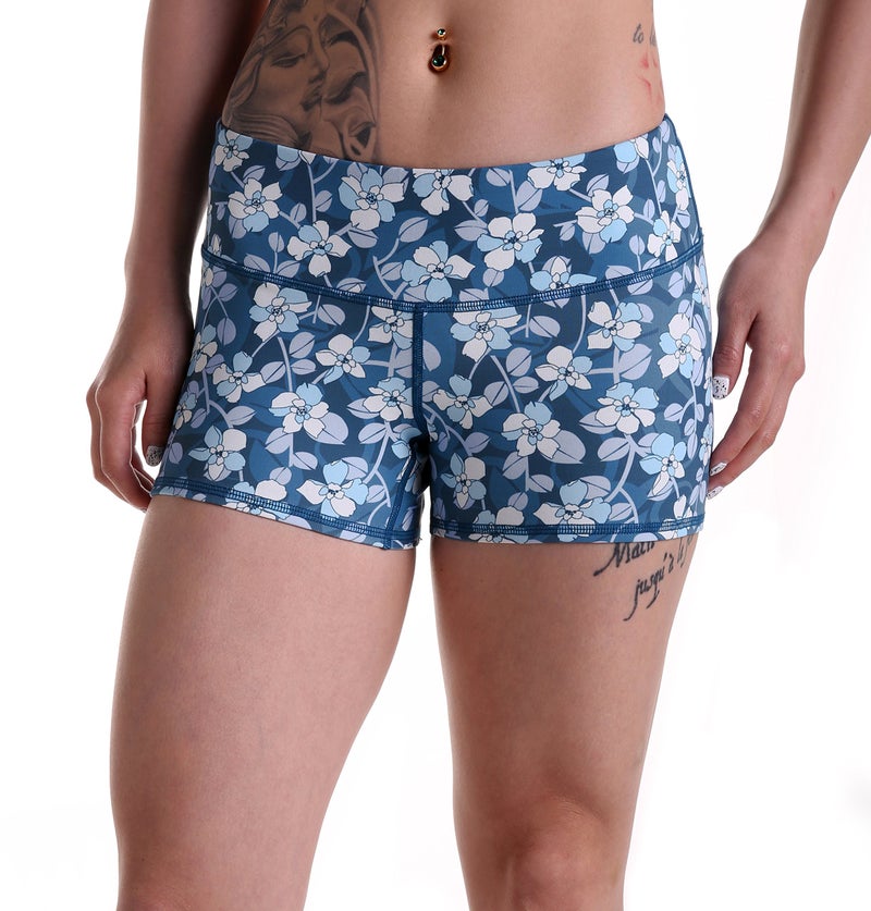 Tough Mode Women's 3" Athletic Workout Volleyball Running WOD Compression Shorts - Image 2
