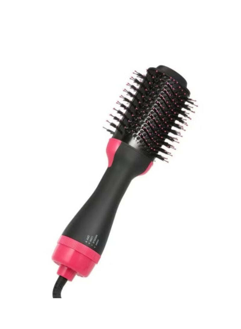 Denx Electric professional hair dryer comb kw-46030 black/pink - Image 1