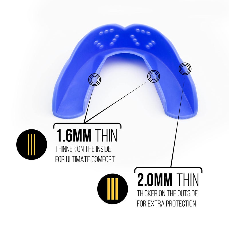 SISU 3D Mouthguard, Hot Pink with Case - 2.0mm Thin - for Athletes Over 5â€™ Tall - Pre-Formed for Custom-Molded Fit - Remoldable Up to 20 Times - Non Toxic - Image 4