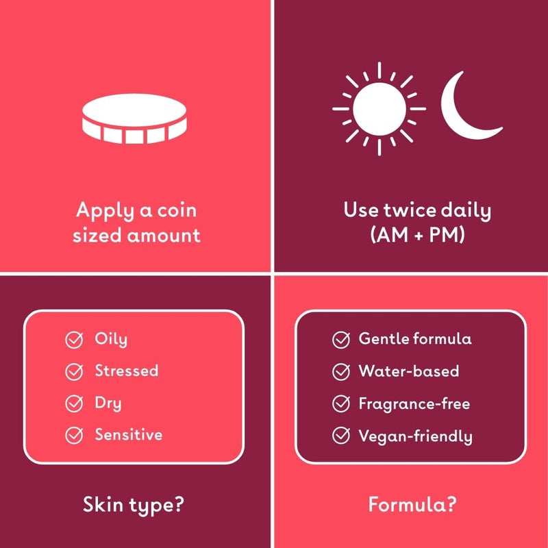 Q+A Hyaluronic Acid Hydrating Cleanser (125ml), Gentle Foaming Cleanser, Face Wash with Aloe Vera and Coco Betaine, Hydrating and Non-Drying, Fragrance Free Skincare - Image 3