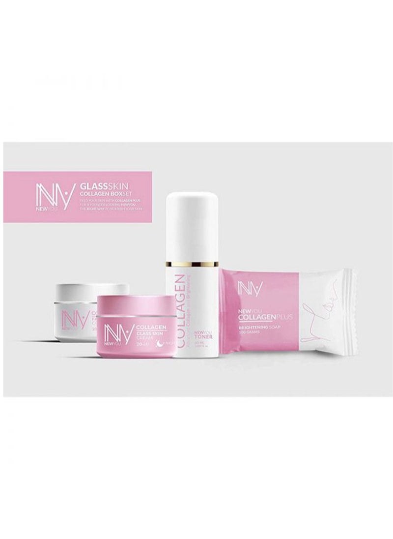 New You Skin Care Collagen Glass Skin Box Sets 