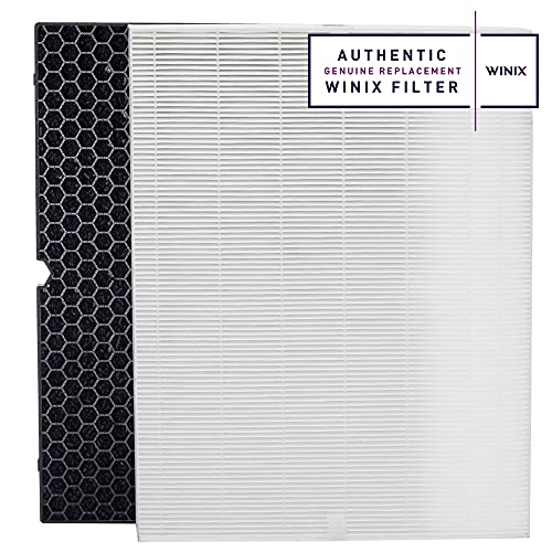 Winix Genuine Winix 116130 Replacement Filter H for 5500-2 Air Purifier, 16.25"L x 12.5"W x 1.5"Th, White - Image 1