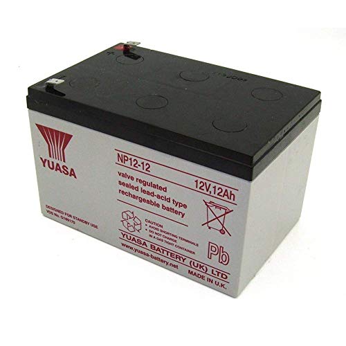 Yuasa بطارية يوآسا الأصلية NP12-12 12 فولت 12 أمبير ساعة SLA مع طرف F2 - Image 5