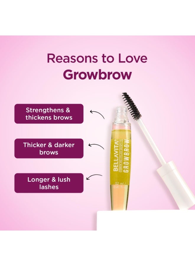 بيلا فيتا أورجانيك جروبراو - سيروم لنمو شعر الرموش والحواجب وزيادة كثافتها مع زيت الخروع والبصل وفيتامين هـ، 12 مل - Image 5